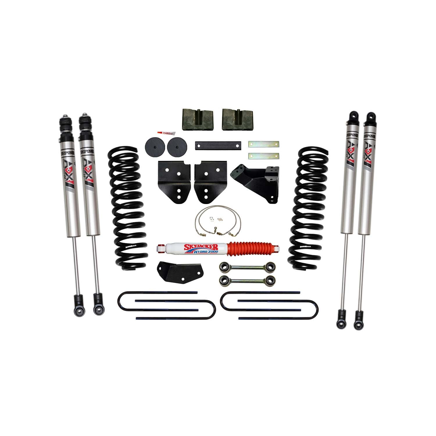 4 In. Suspension Lift Kit With ADX M2.0 Aluminum Monotube Shocks.