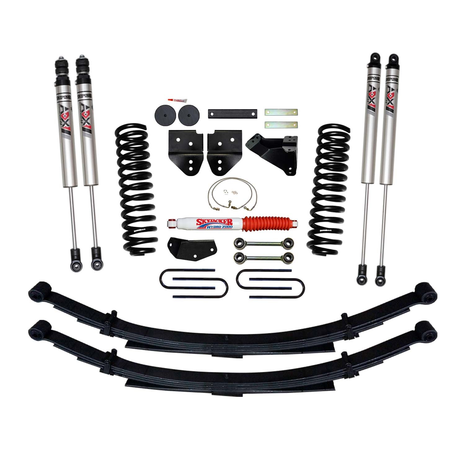 4 In. Suspension Lift Kit With ADX M2.0 Aluminum Monotube Shocks.
