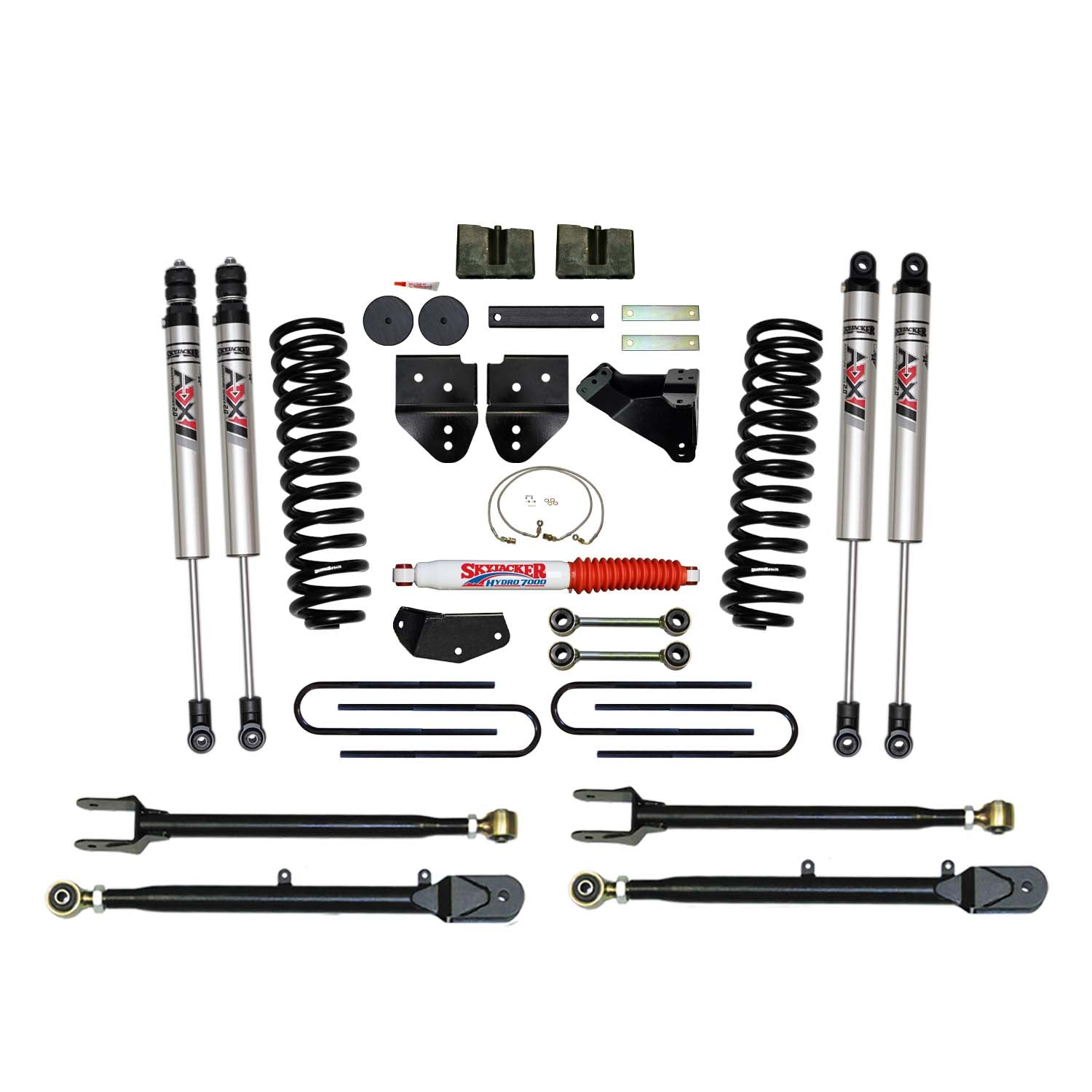 4 In. Suspension Lift Kit With ADX M2.0 Aluminum Monotube Shocks.