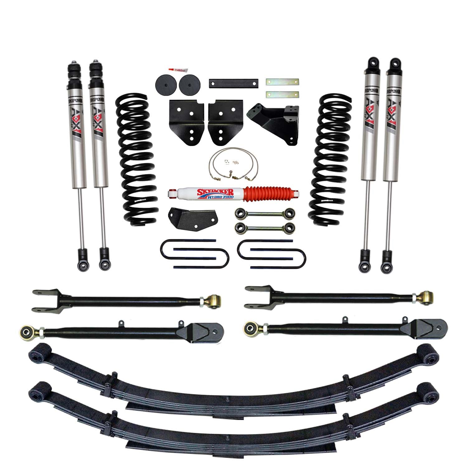 4 In. Suspension Lift Kit With ADX M2.0 Aluminum Monotube Shocks.