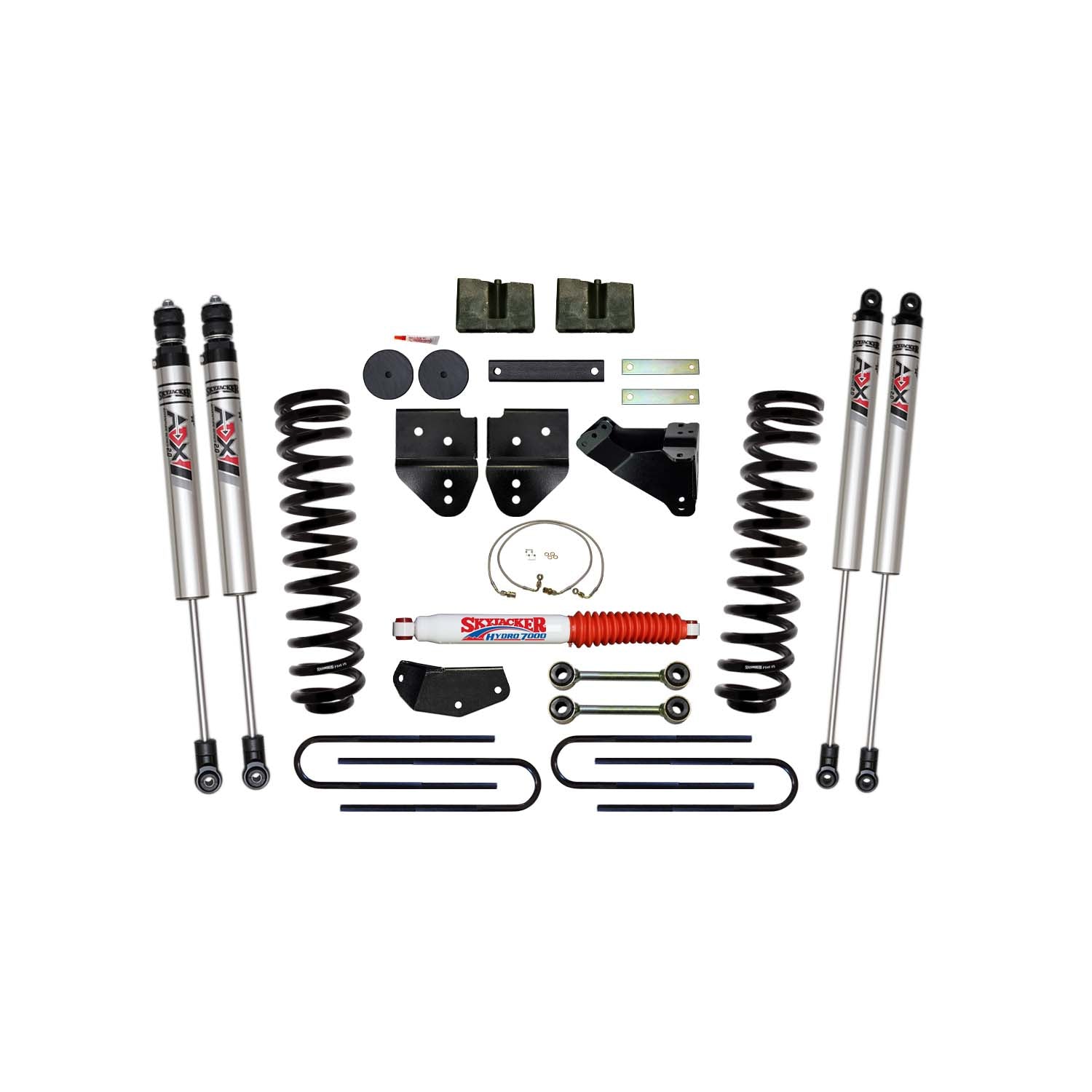 4 In. Suspension Lift Kit With ADX M2.0 Aluminum Monotube Shocks.