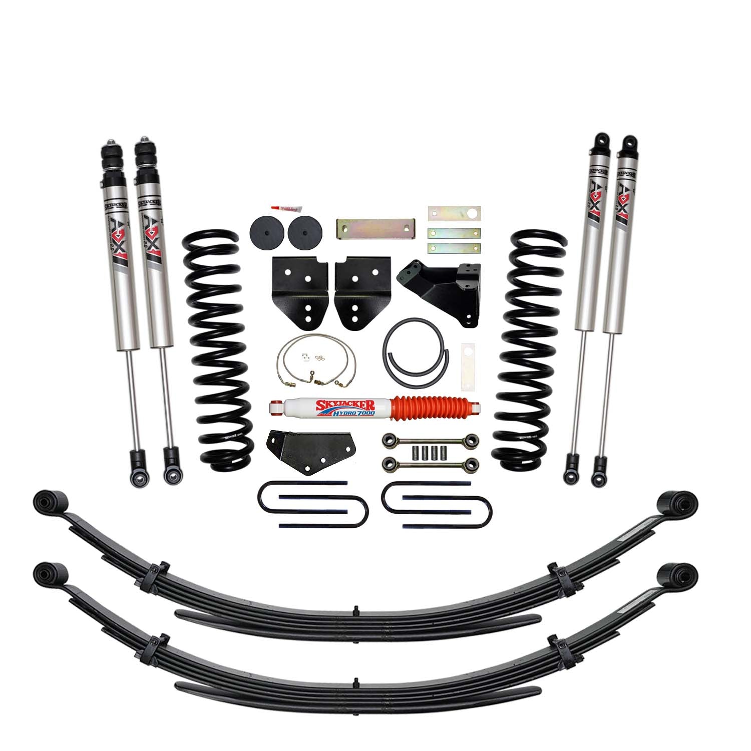 6 In. Suspension Lift Kit With ADX M2.0 Aluminum Monotube Shocks.