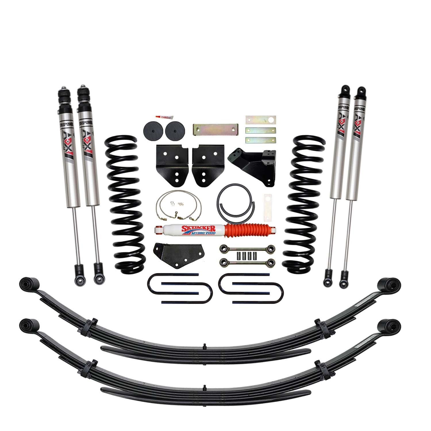 6 In. Suspension Lift Kit With ADX M2.0 Aluminum Monotube Shocks.