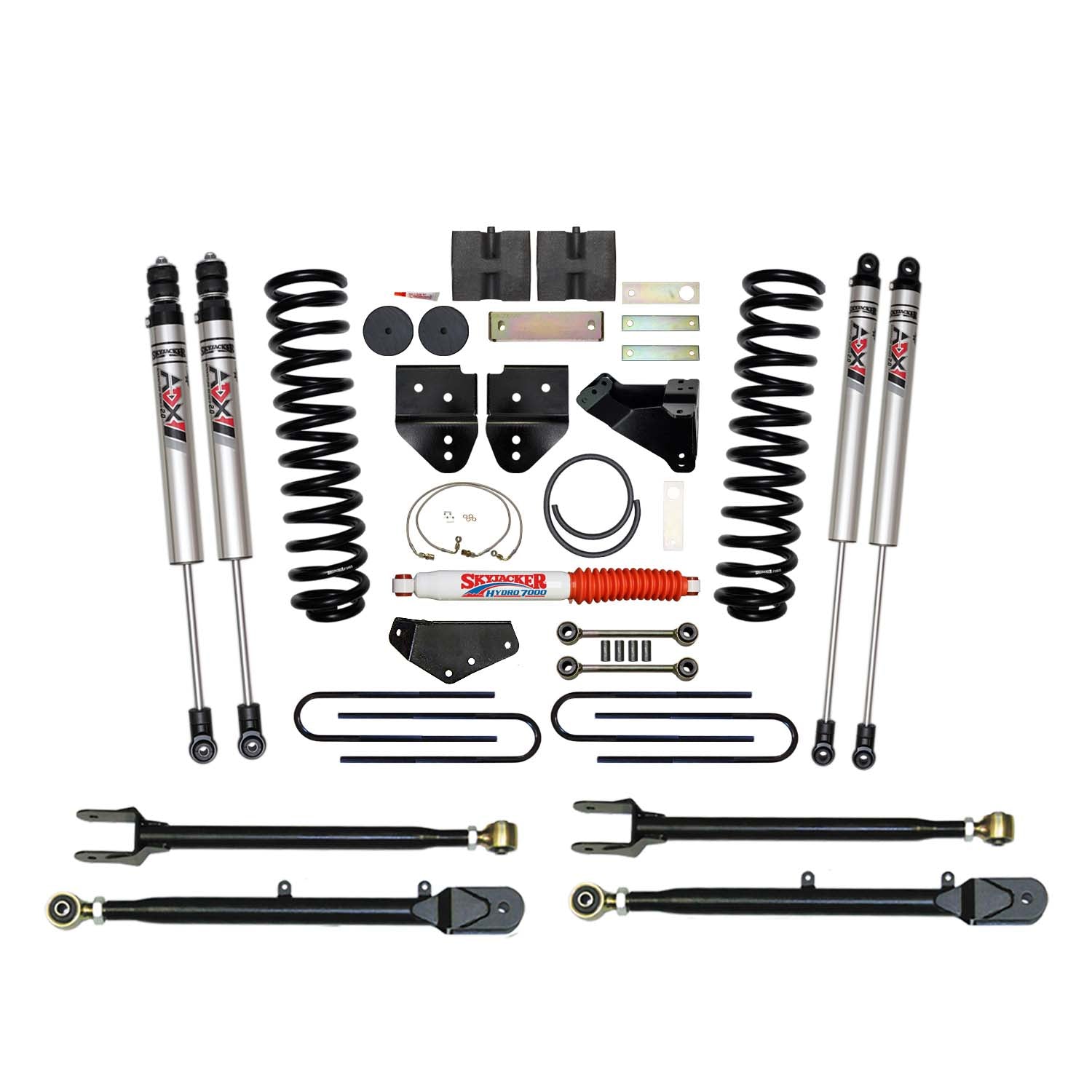 6 In. Suspension Lift Kit With ADX M2.0 Aluminum Monotube Shocks.