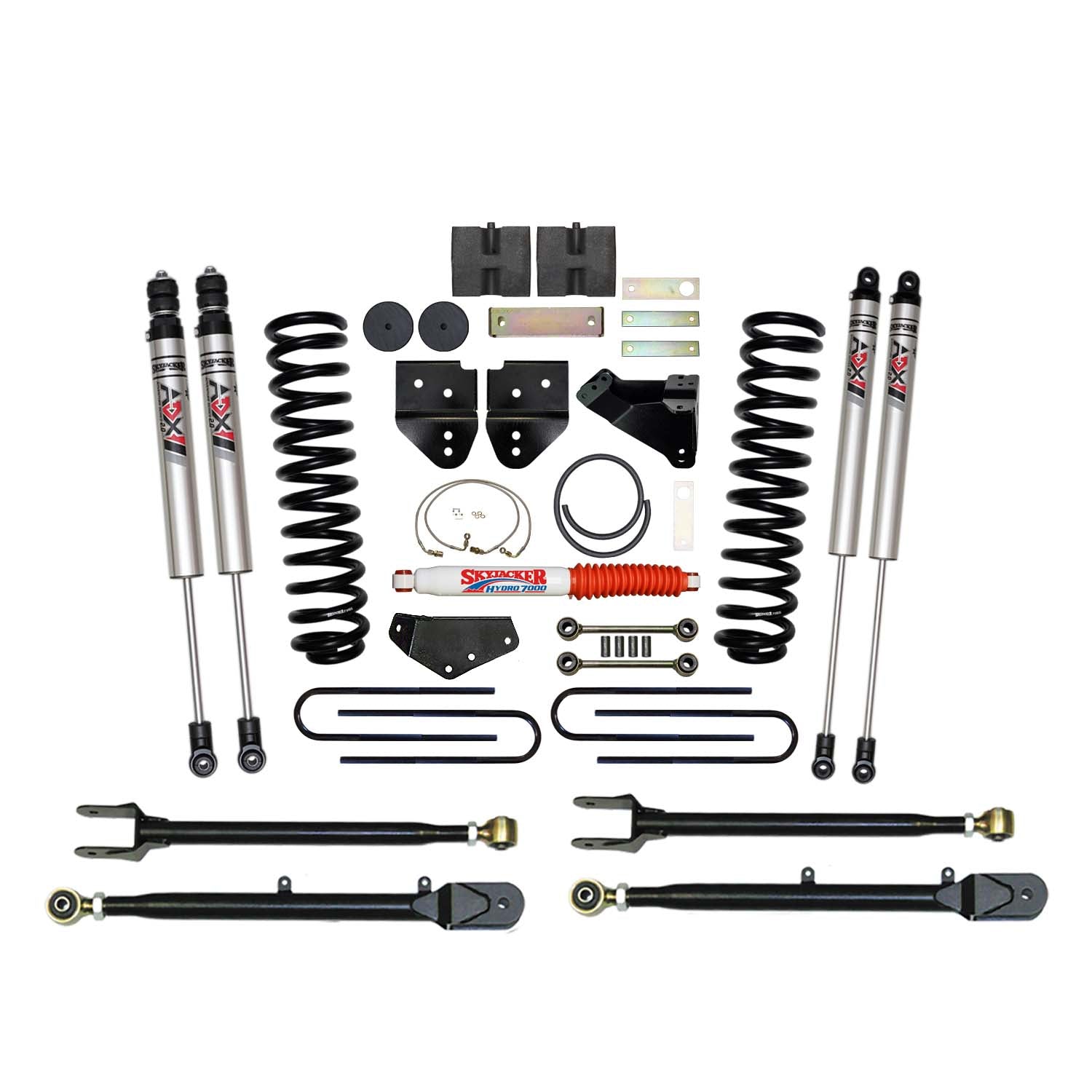 6 In. Suspension Lift Kit With ADX M2.0 Aluminum Monotube Shocks.