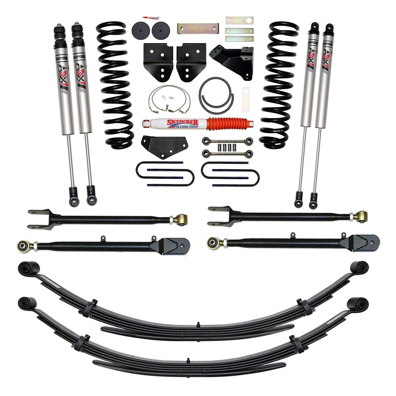 6 In. Suspension Lift Kit With ADX M2.0 Aluminum Monotube Shocks.