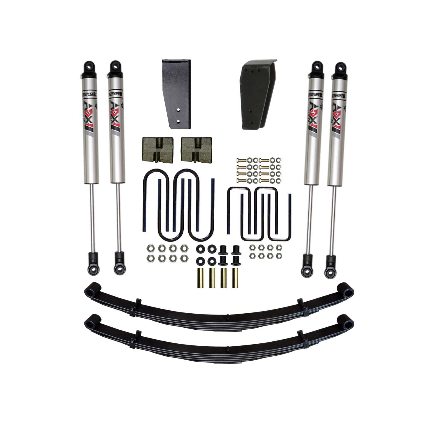 6 In. Suspension Lift Kit With ADX M2.0 Aluminum Monotube Shocks.