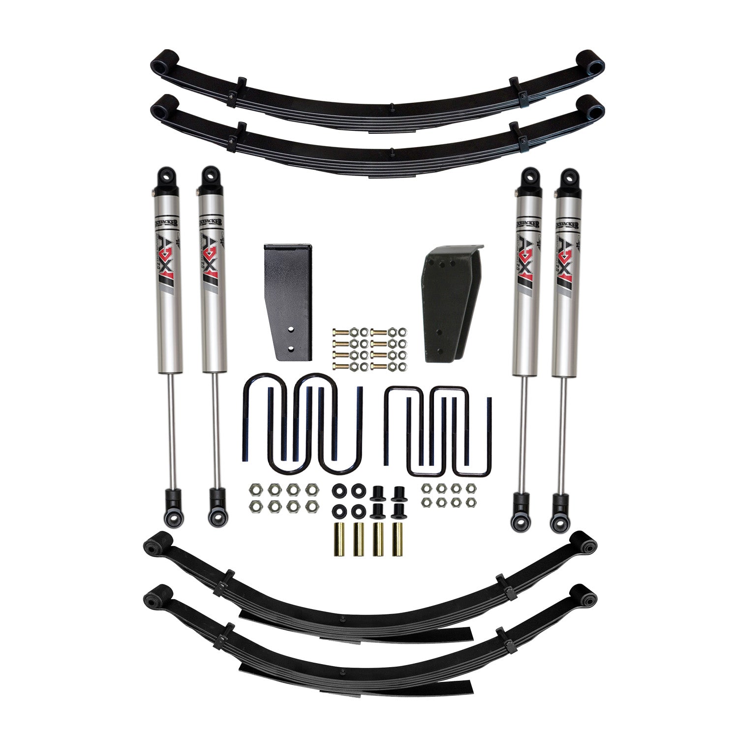 6 In. Suspension Lift Kit With ADX M2.0 Aluminum Monotube Shocks.