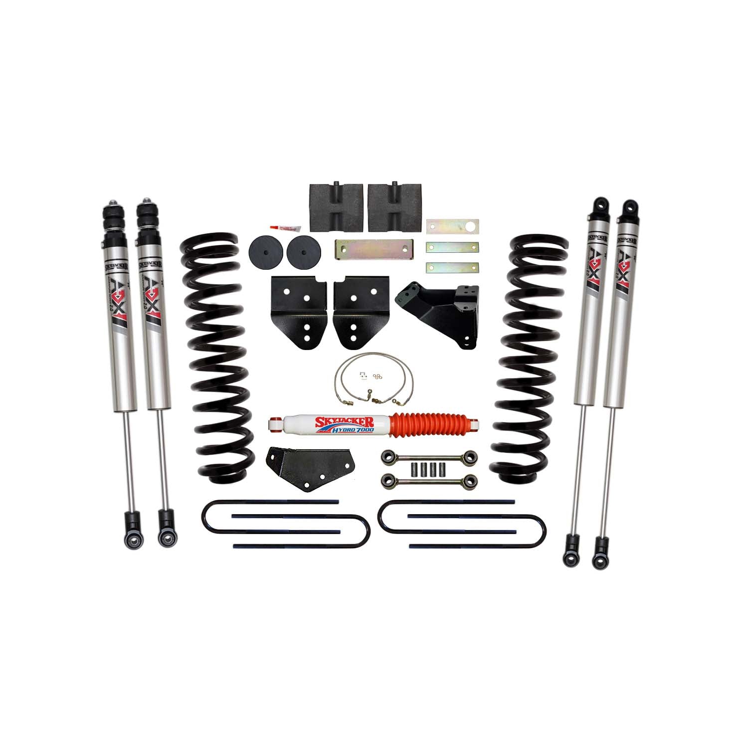 6 In. Suspension Lift Kit With ADX M2.0 Aluminum Monotube Shocks.