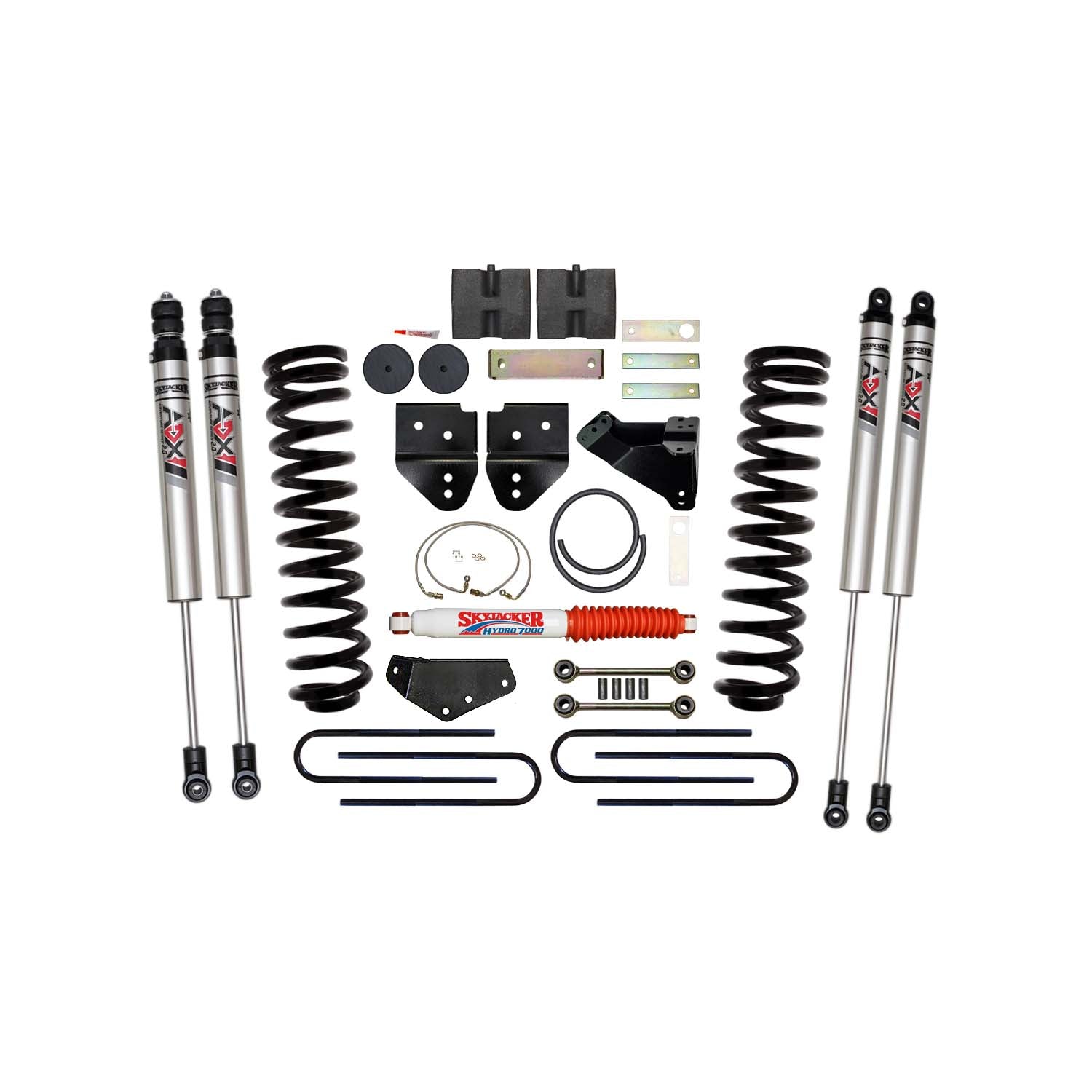 6 In. Suspension Lift Kit With ADX M2.0 Aluminum Monotube Shocks.