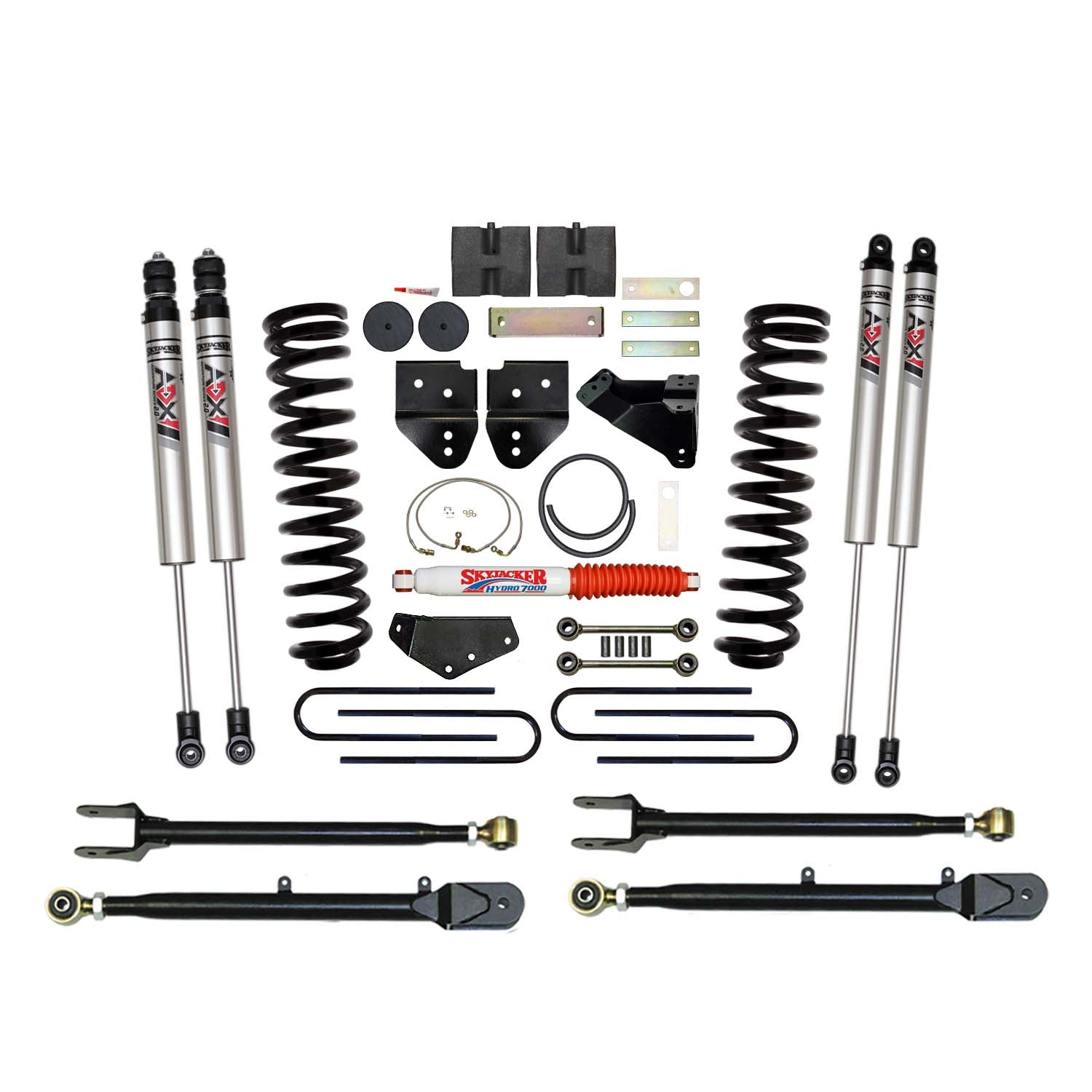 6 In. Suspension Lift Kit With ADX M2.0 Aluminum Monotube Shocks.