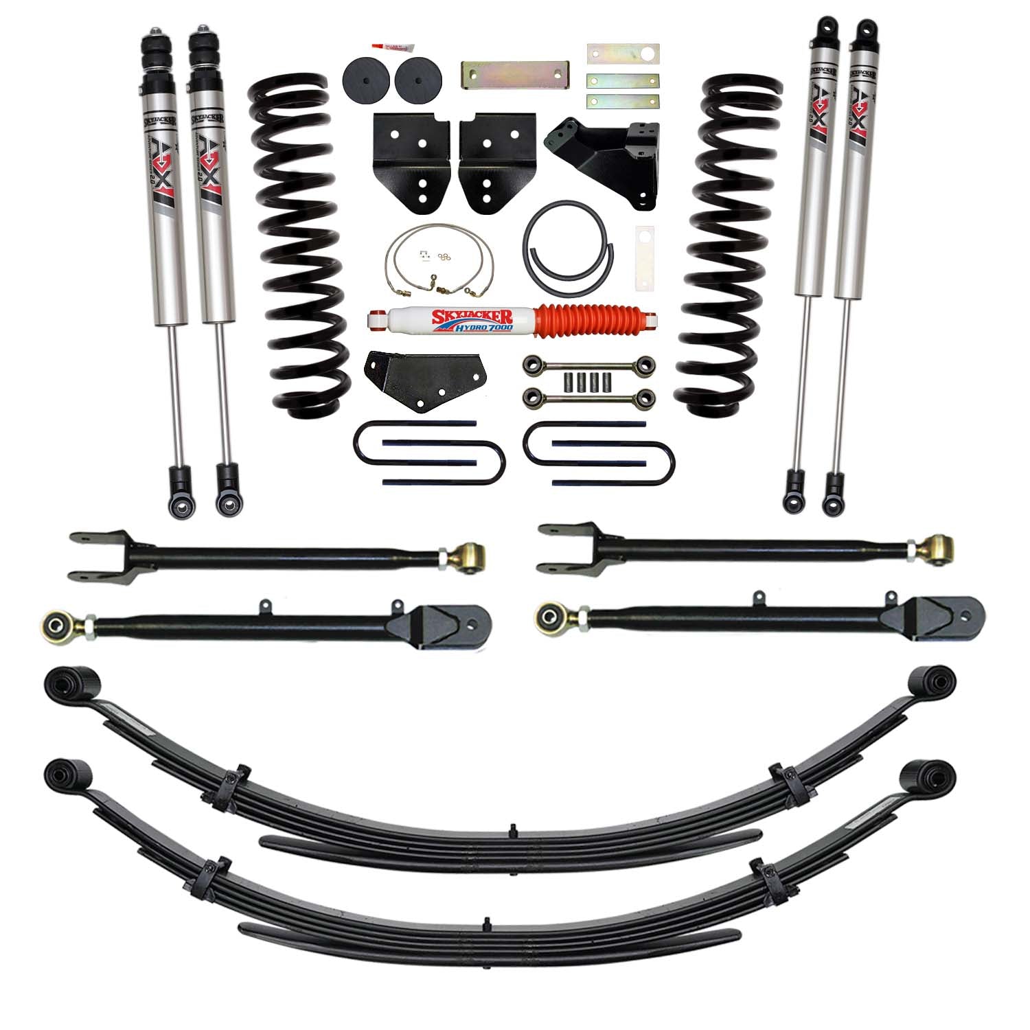 6 In. Suspension Lift Kit With ADX M2.0 Aluminum Monotube Shocks.