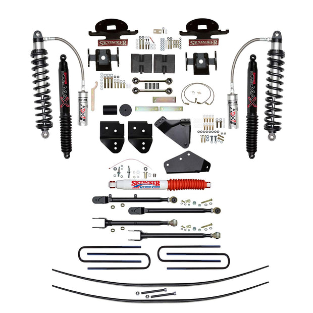 8.5 In. ADX 2.5 Coilover Lift Kit With 4-Link Conversion And Black MAX Shocks.