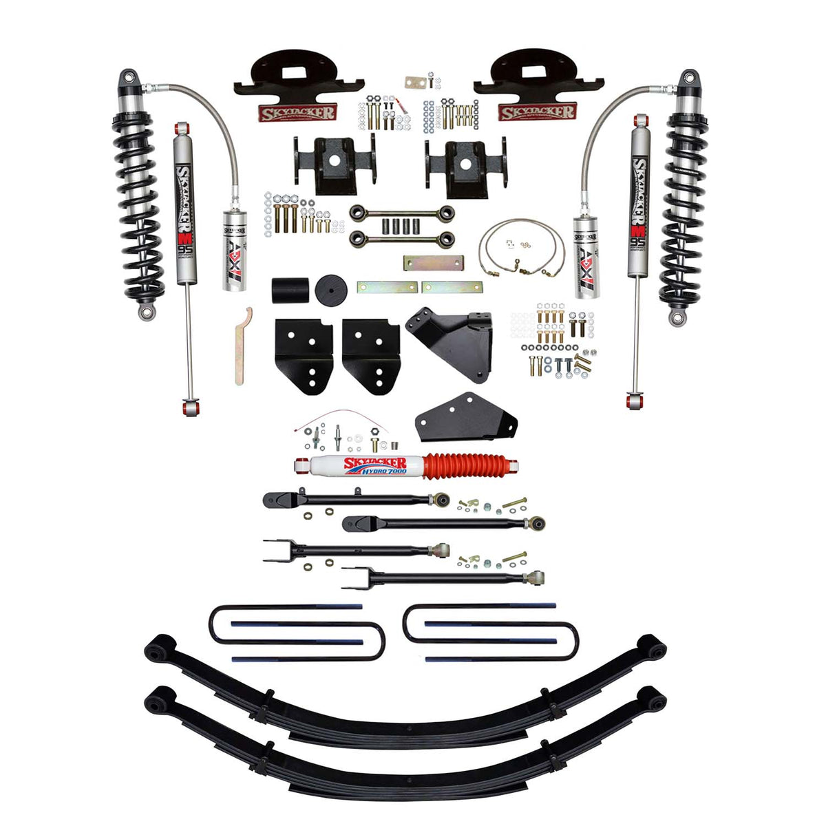 8.5 In. ADX 2.5 Coilover Lift Kit With 4-Link Conversion And M95 Shocks.