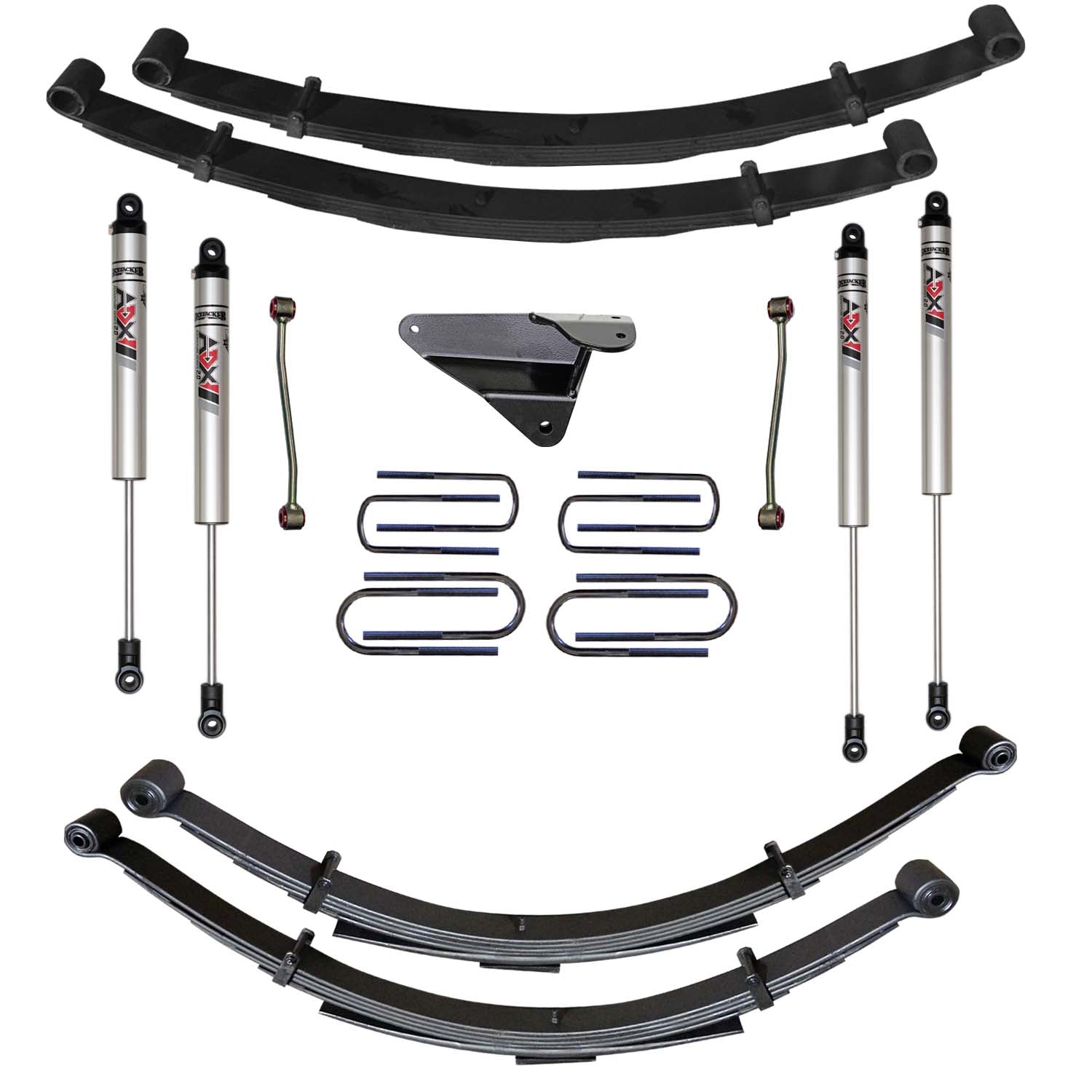 4 In. Suspension Lift Kit With ADX M2.0 Aluminum Monotube Shocks.
