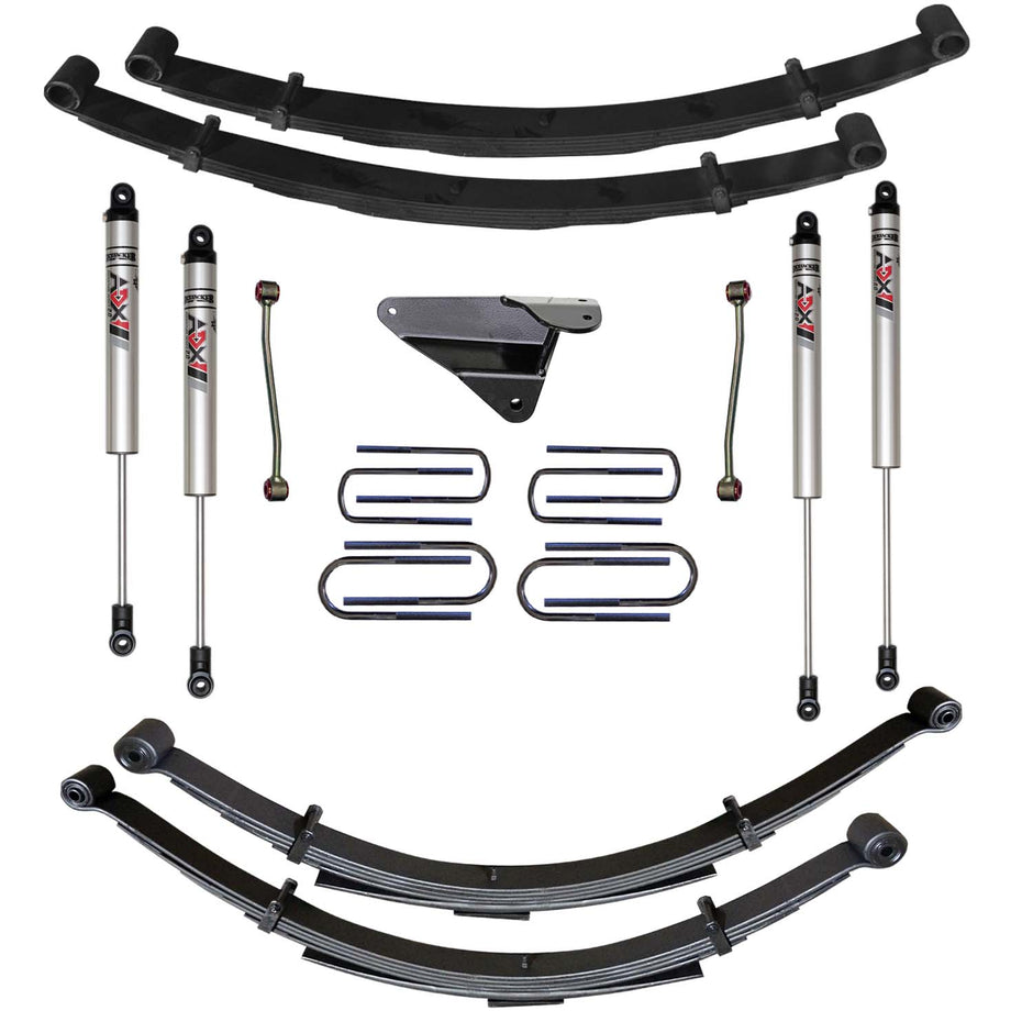 4 In. Suspension Lift Kit With ADX M2.0 Aluminum Monotube Shocks.