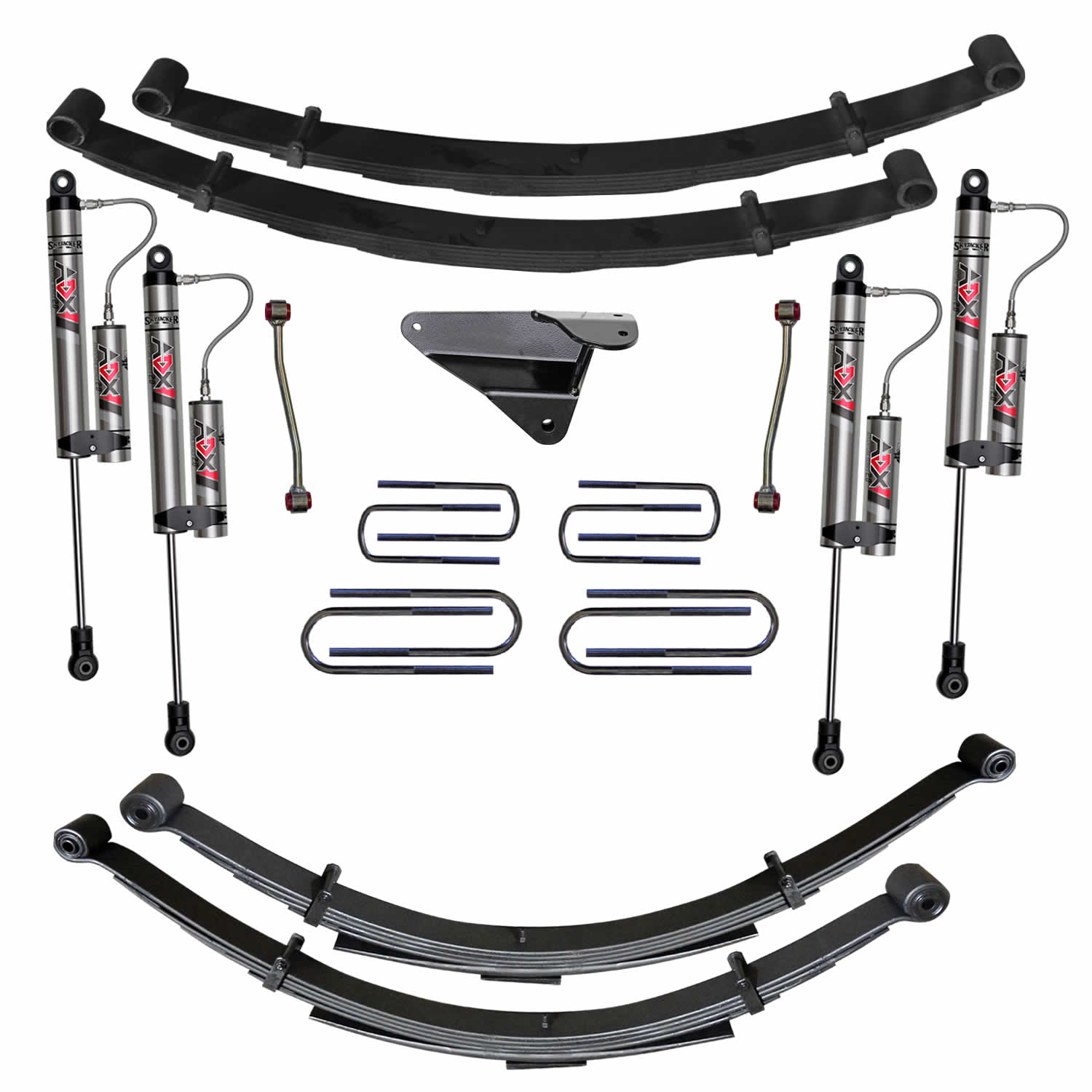 Skyjacker - 4 In. Suspension Lift System With ADX 2.0 Remote Reservoir Monotube Shocks. - F9403MKS-X