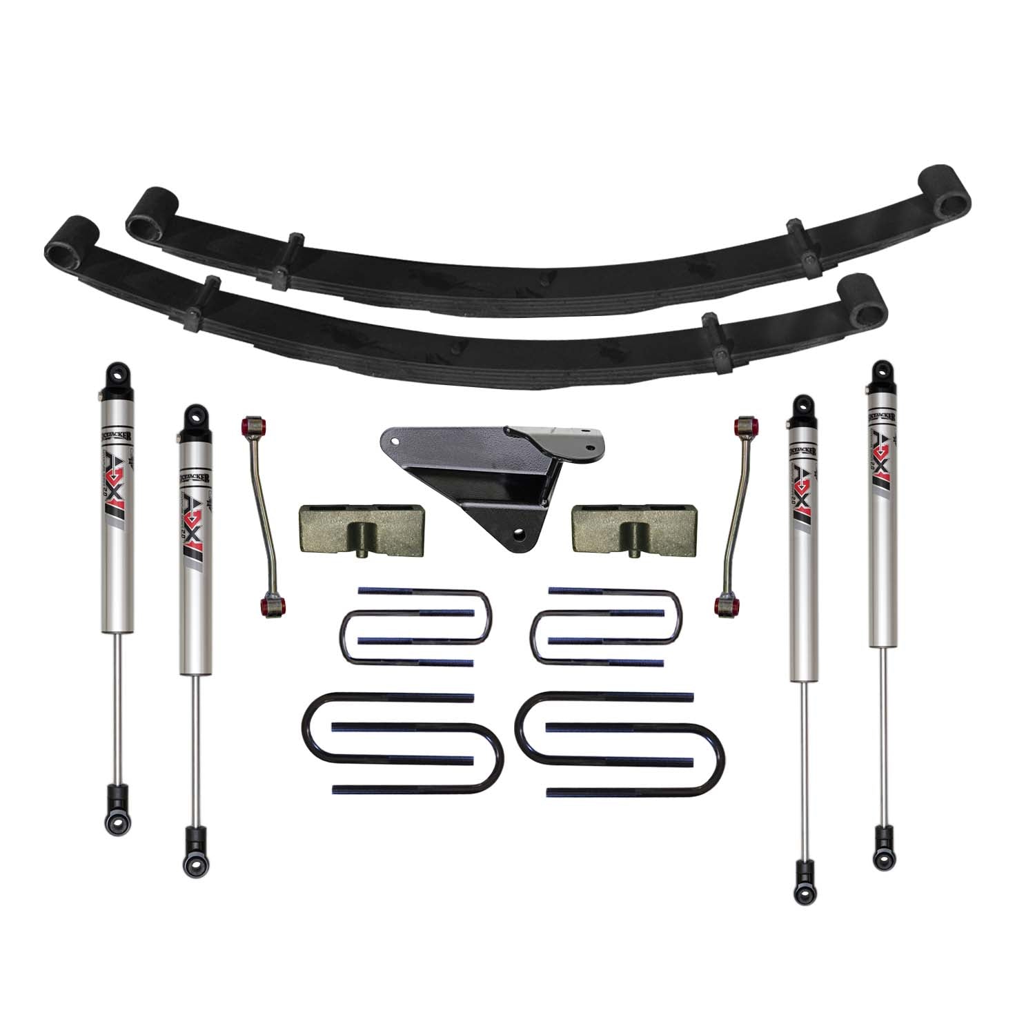4 In. Suspension Lift Kit With ADX M2.0 Aluminum Monotube Shocks.