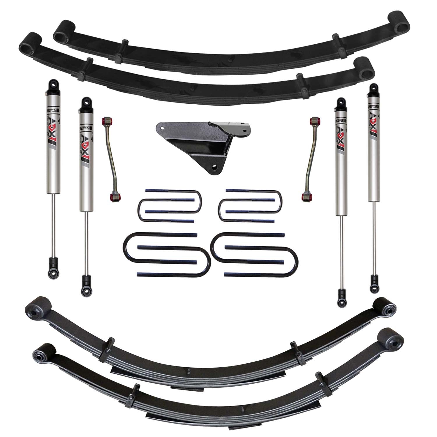 4 In. Suspension Lift Kit With ADX M2.0 Aluminum Monotube Shocks.