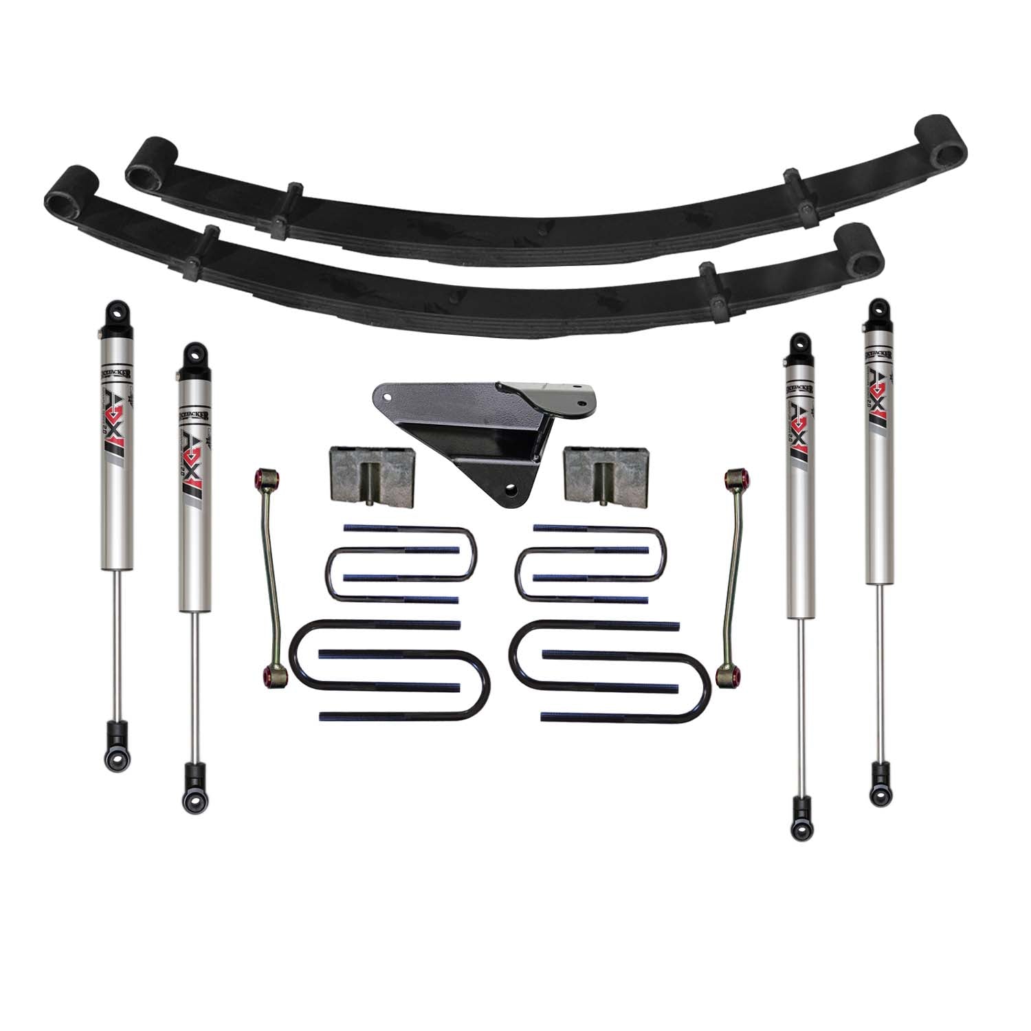 4 In. Suspension Lift Kit With ADX M2.0 Aluminum Monotube Shocks.