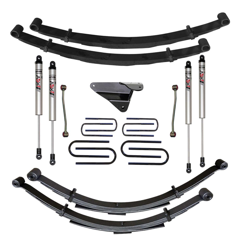 4 In. Suspension Lift Kit With ADX M2.0 Aluminum Monotube Shocks.
