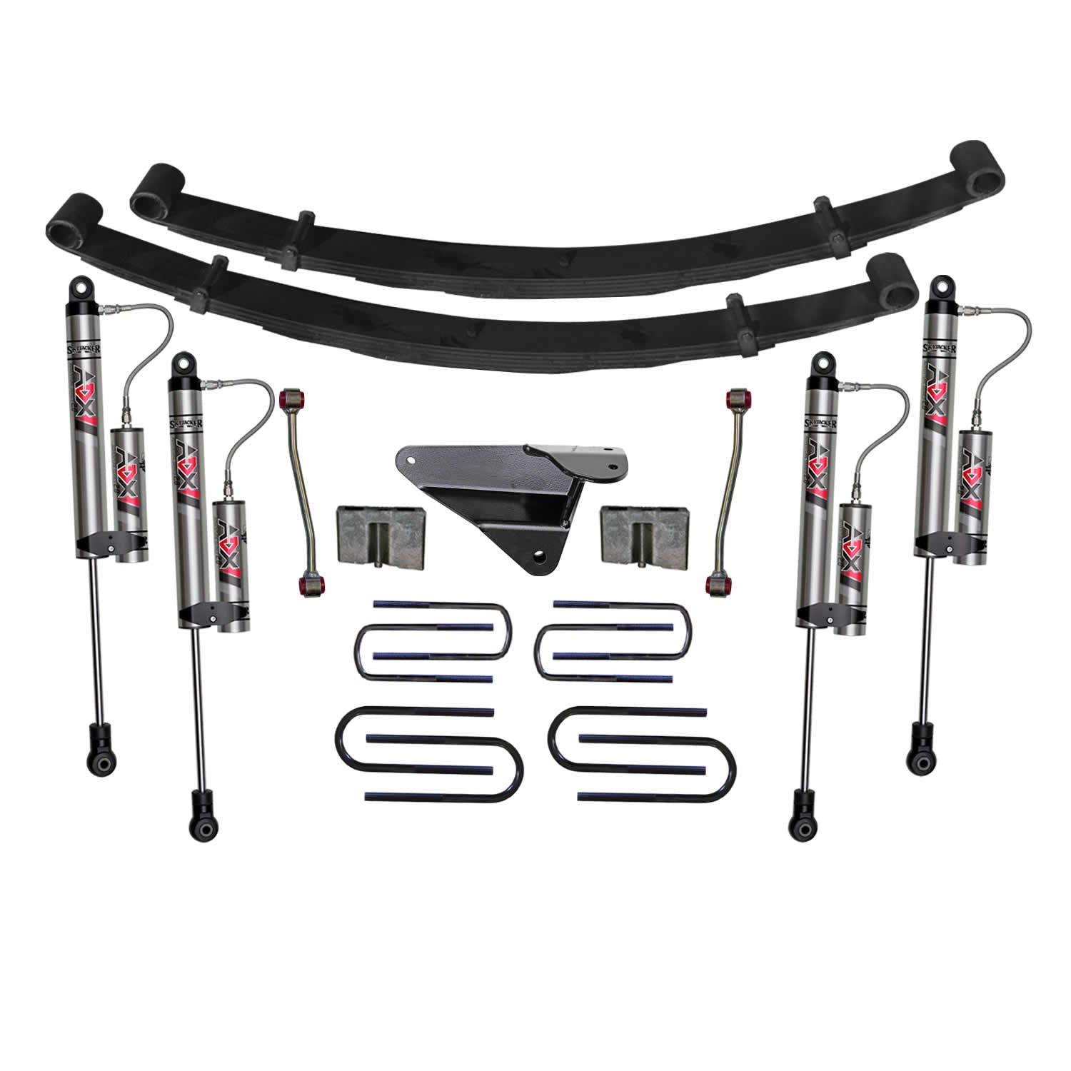 Skyjacker - 4 In. Suspension Lift Kit With ADX 2.0 Remote Reservoir Monotube Shocks. - F9453MK-X