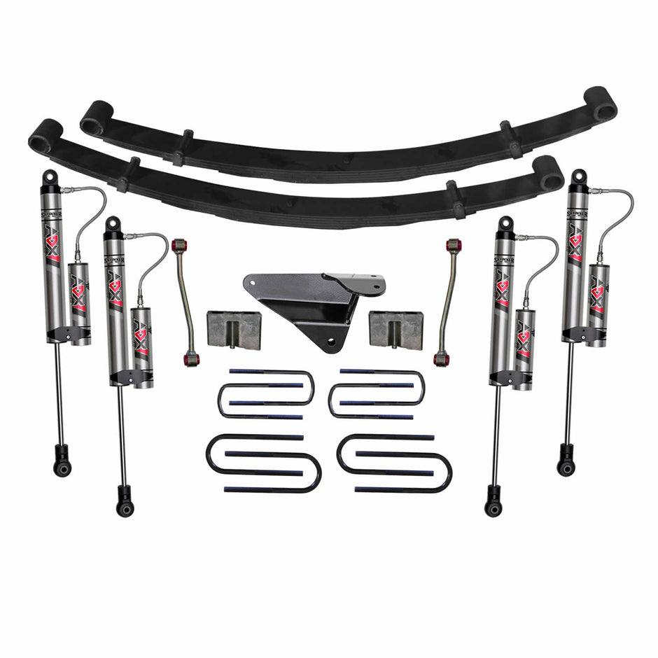 Skyjacker - 4 In. Suspension Lift Kit With ADX 2.0 Remote Reservoir Monotube Shocks. - F9453MK-X