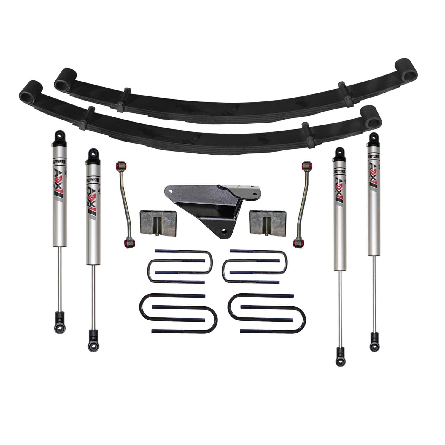 4 In. Suspension Lift Kit With ADX M2.0 Aluminum Monotube Shocks.
