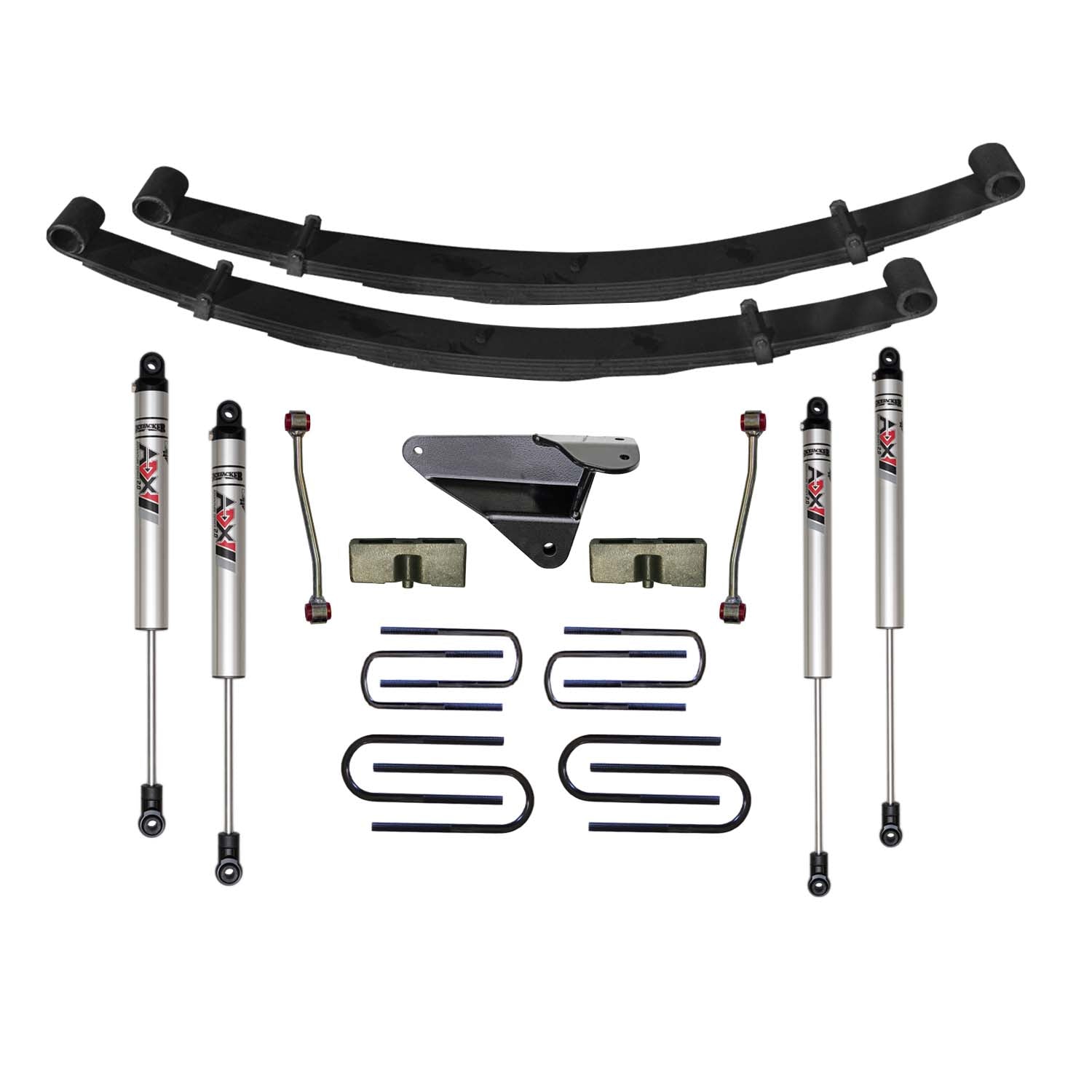 4 In. Suspension Lift Kit With ADX M2.0 Aluminum Monotube Shocks.