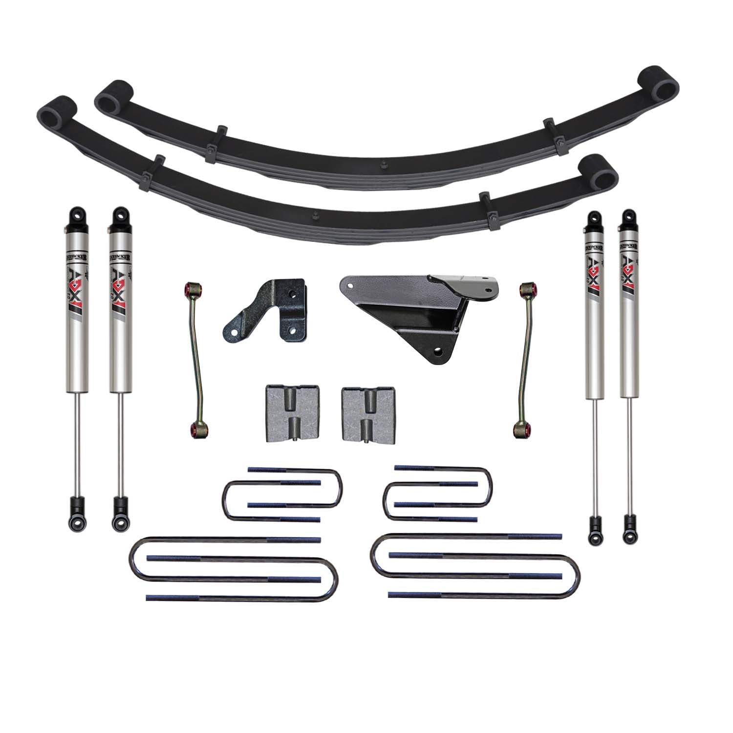 6 In. Suspension Lift Kit With ADX M2.0 Aluminum Monotube Shocks.