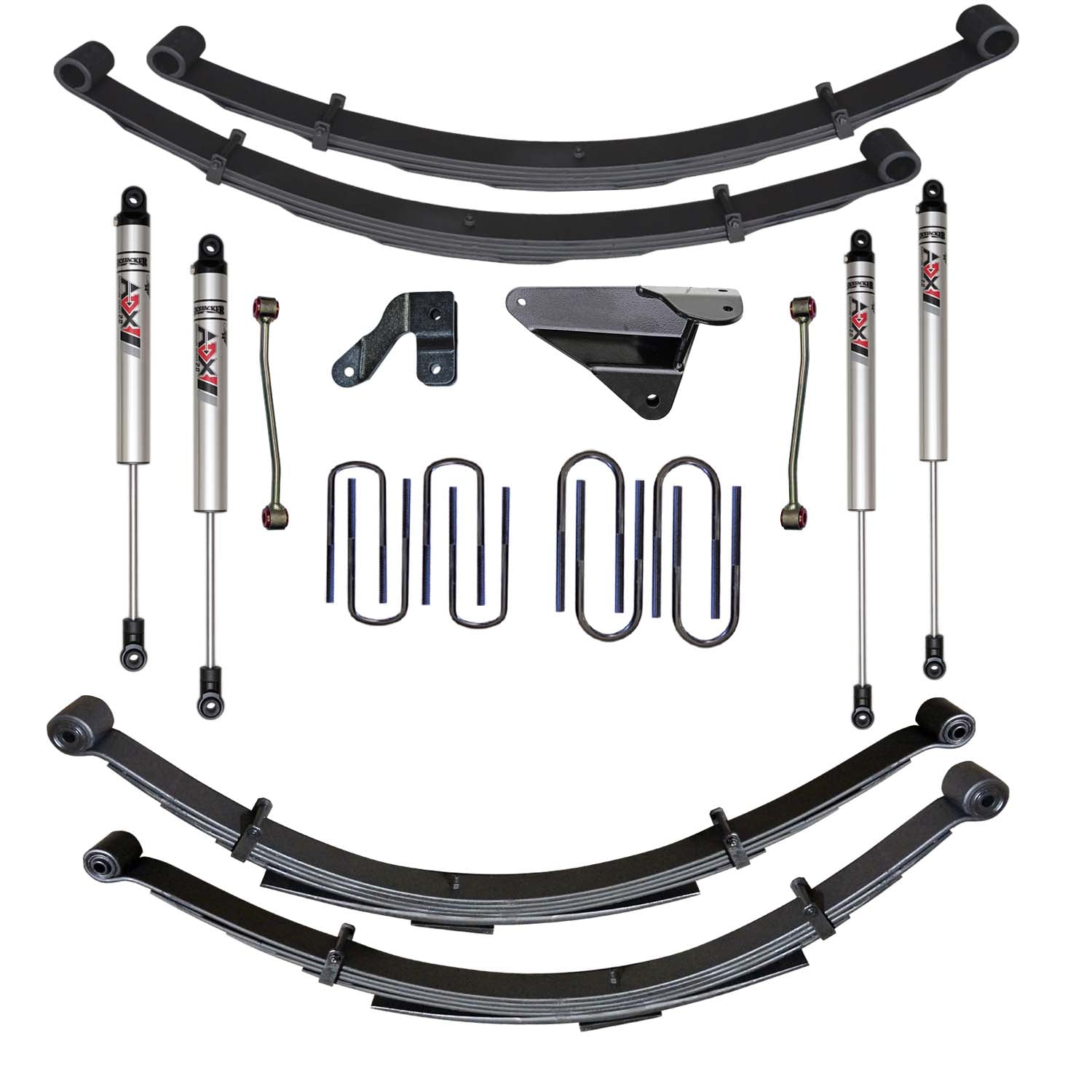6 In. Suspension Lift Kit With ADX M2.0 Aluminum Monotube Shocks.