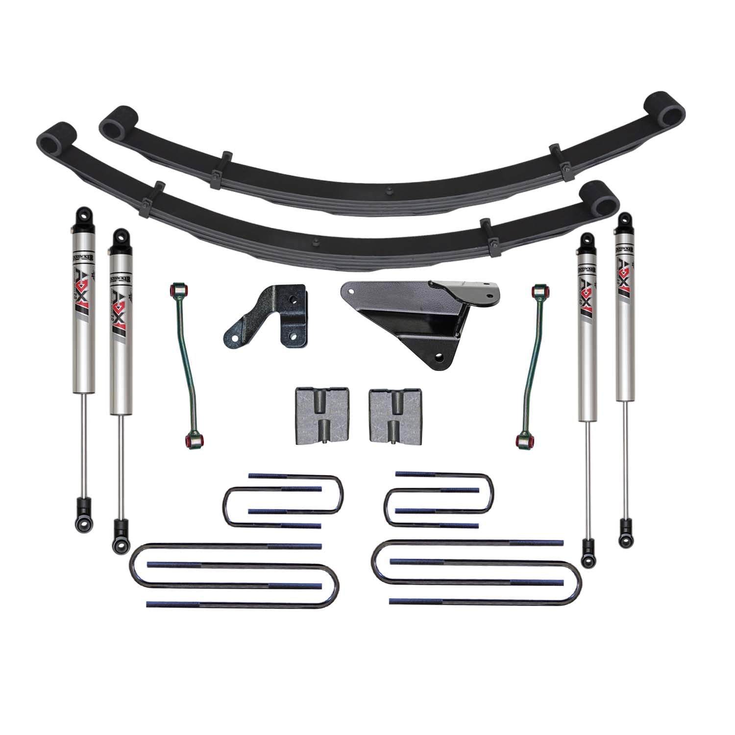 6 In. Suspension Lift Kit With ADX M2.0 Aluminum Monotube Shocks.