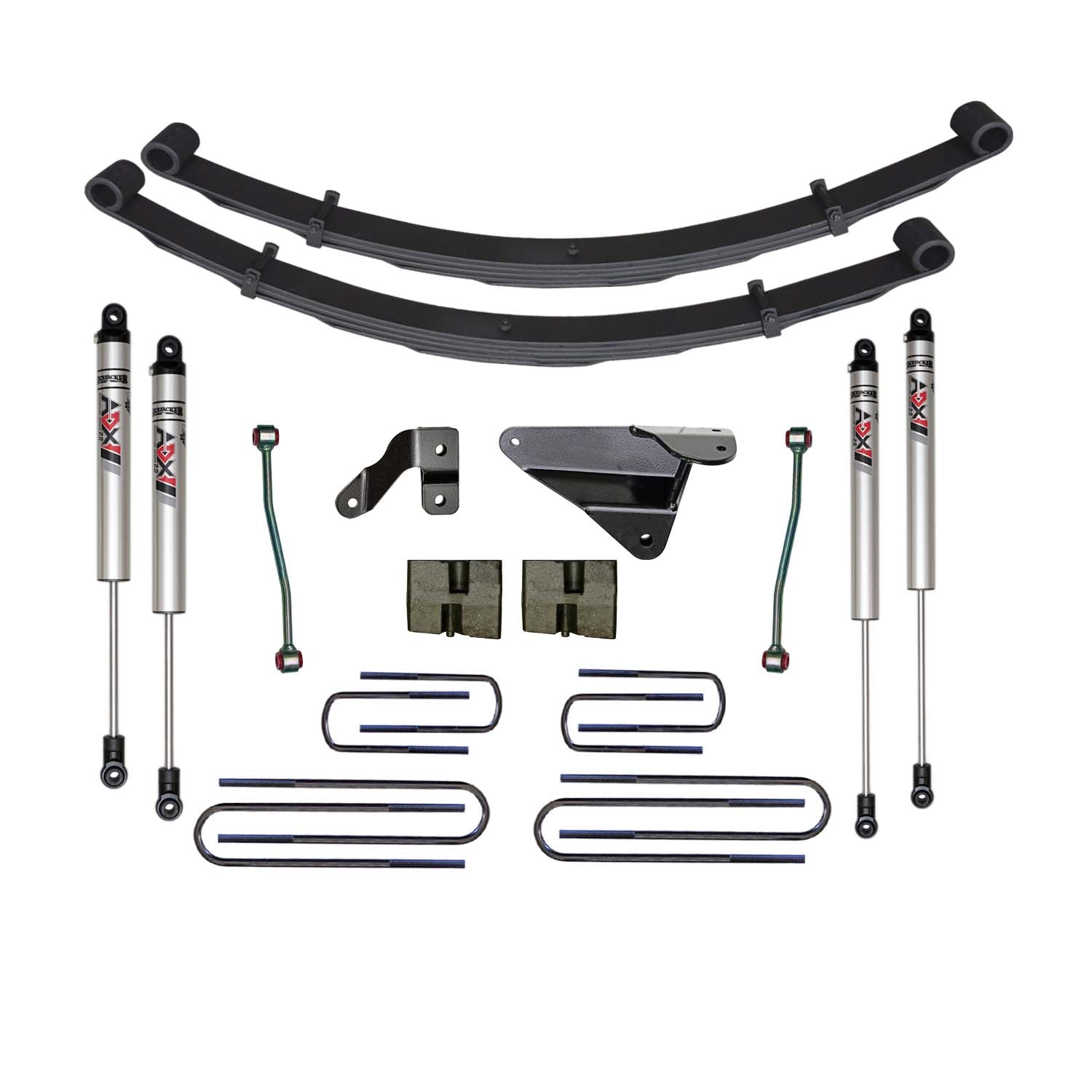 6 In. Suspension Lift Kit With ADX M2.0 Aluminum Monotube Shocks.