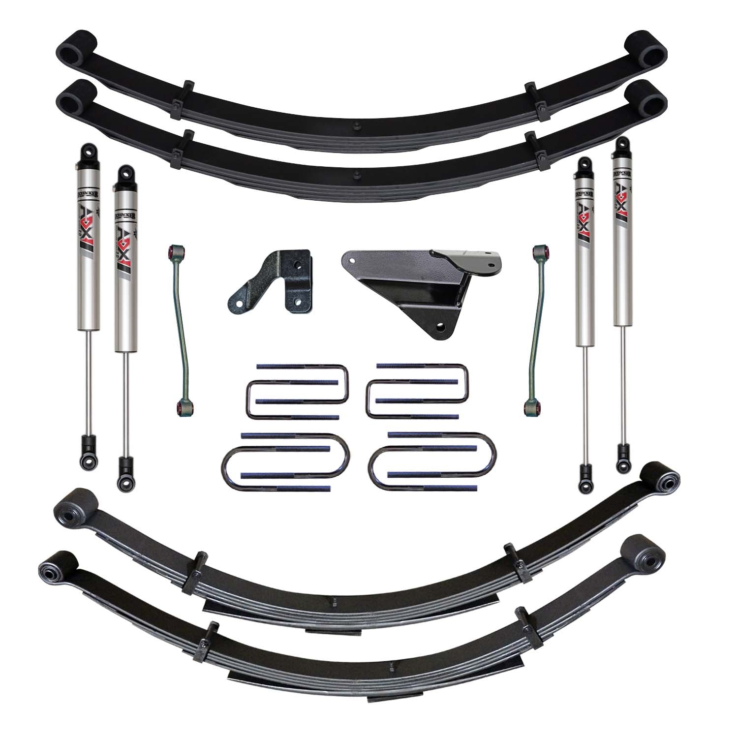 6 In. Suspension Lift Kit With ADX M2.0 Aluminum Monotube Shocks.