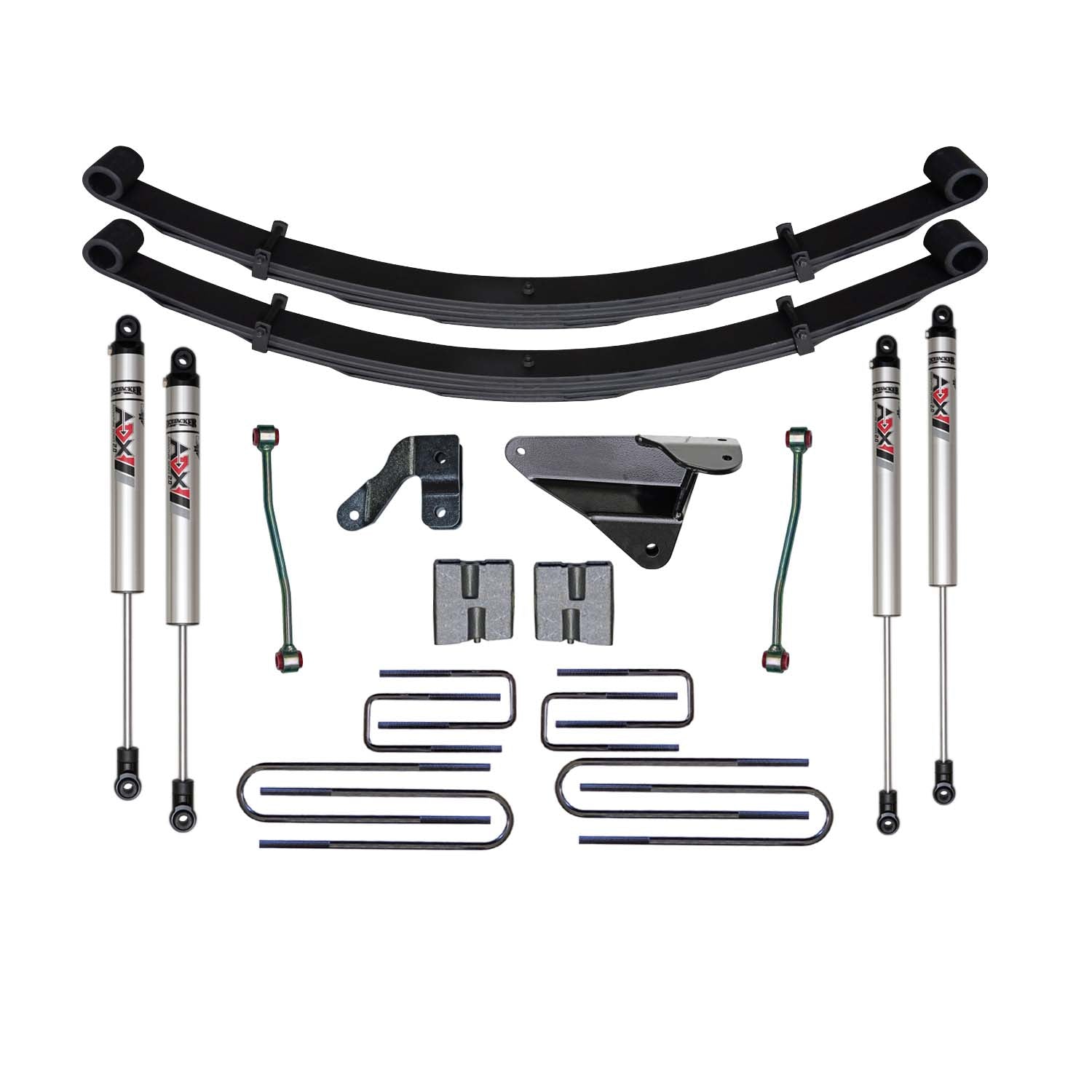 6 In. Suspension Lift Kit With ADX M2.0 Aluminum Monotube Shocks.