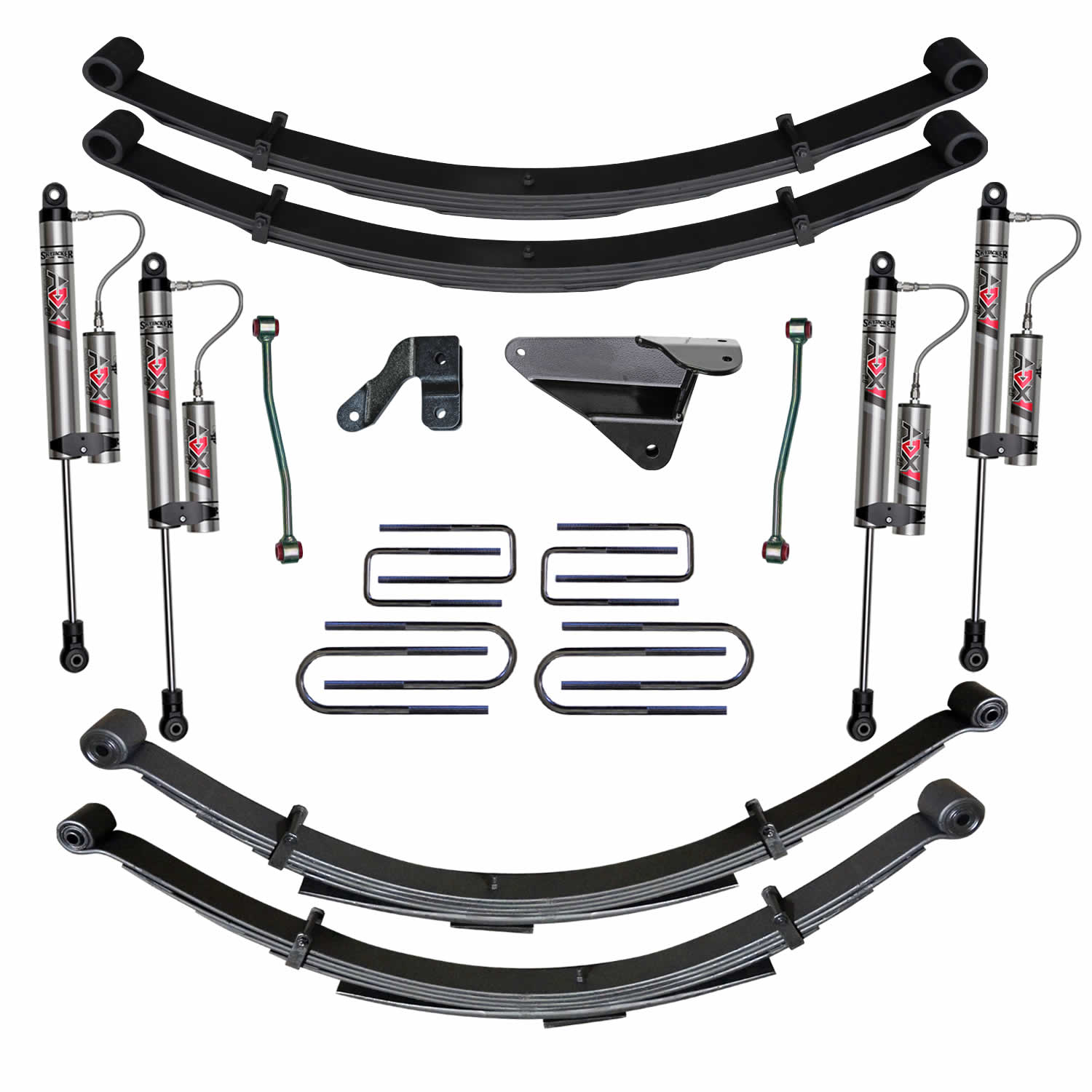 Skyjacker - 6 In. Suspension Lift System With ADX 2.0 Remote Reservoir Monotube Shocks. - F9653MKS-X