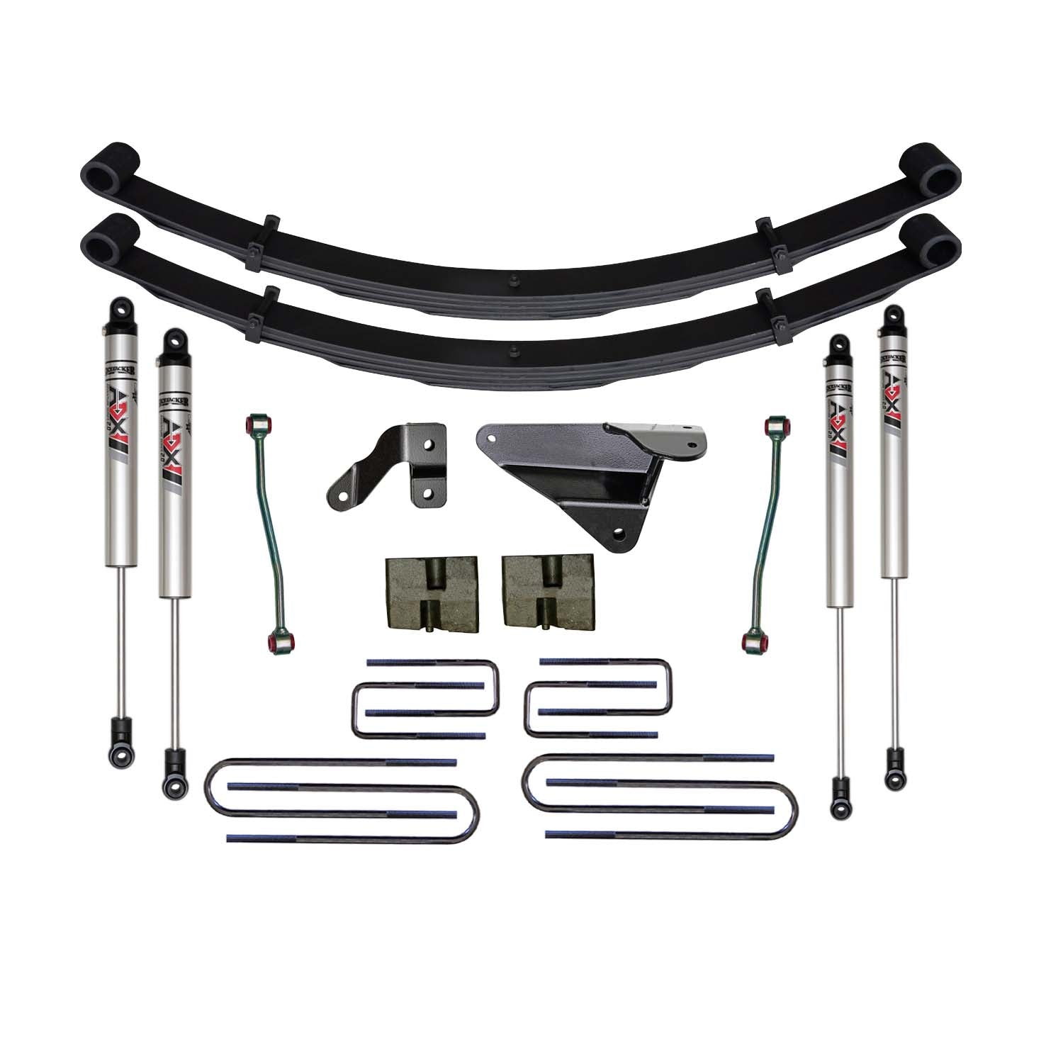 6 In. Suspension Lift Kit With ADX M2.0 Aluminum Monotube Shocks.