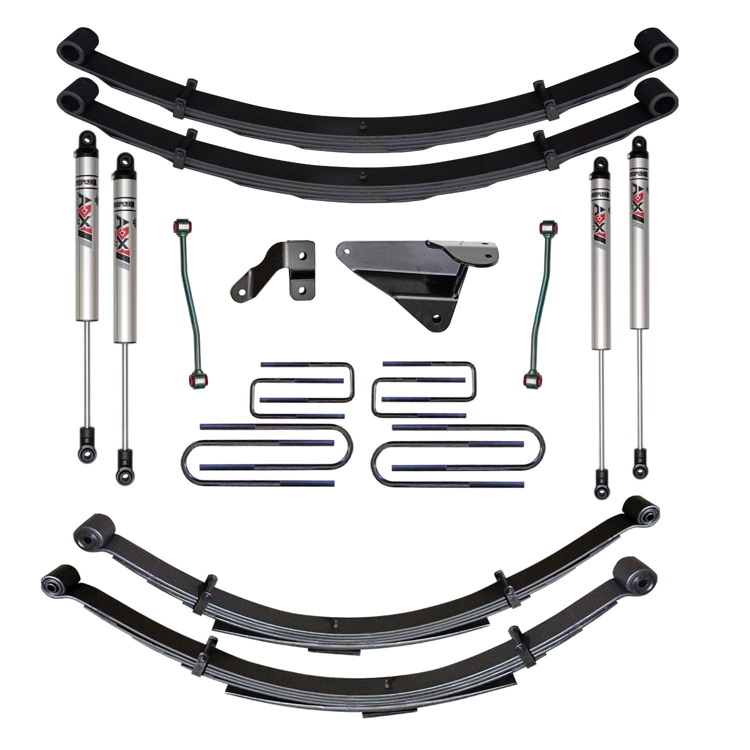 6 In. Suspension Lift Kit With ADX M2.0 Aluminum Monotube Shocks.