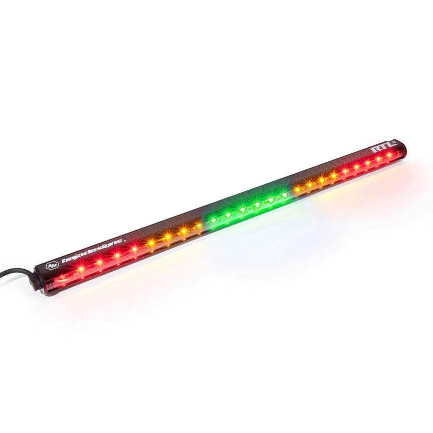 RTL LED Rear Light Bar (30 Inch; Green)