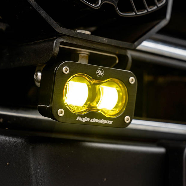 S2 SAE  Pair LED Spot  Baja Amber