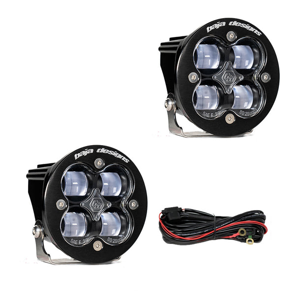Squadron-R SAE LED Light Pod Pair (SAE Fog; Clear)