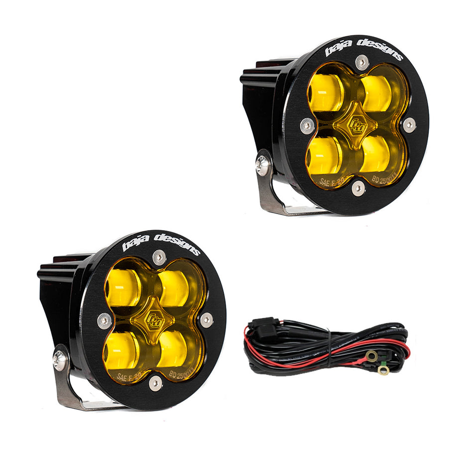 Squadron-R SAE LED Light Pod Pair (SAE Fog; Baja Amber)