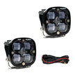 Squadron SAE LED Light Pod Pair (SAE Fog; Clear)