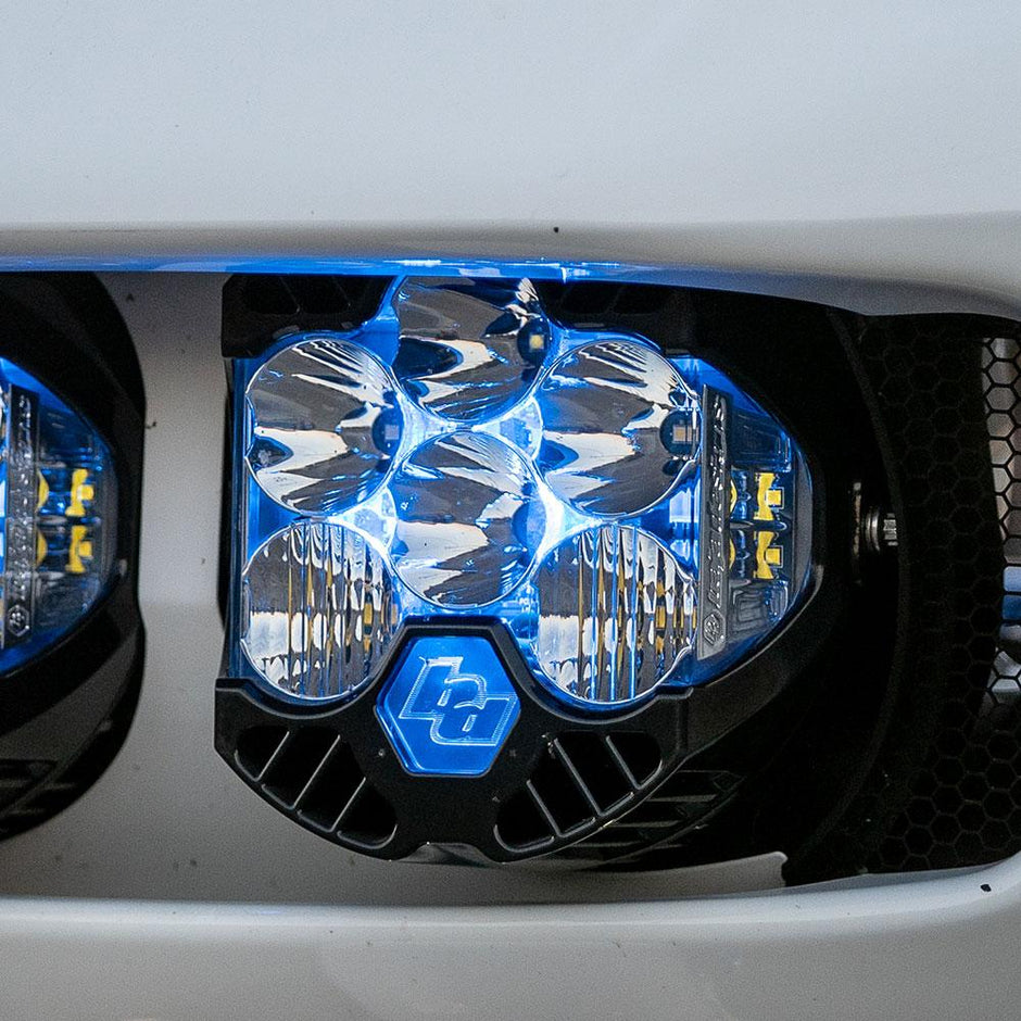 LP6 Pro LED Auxiliary Light Pod (Light Pattern: Driving/Combo; Color: Clear; Backlight: Blue)