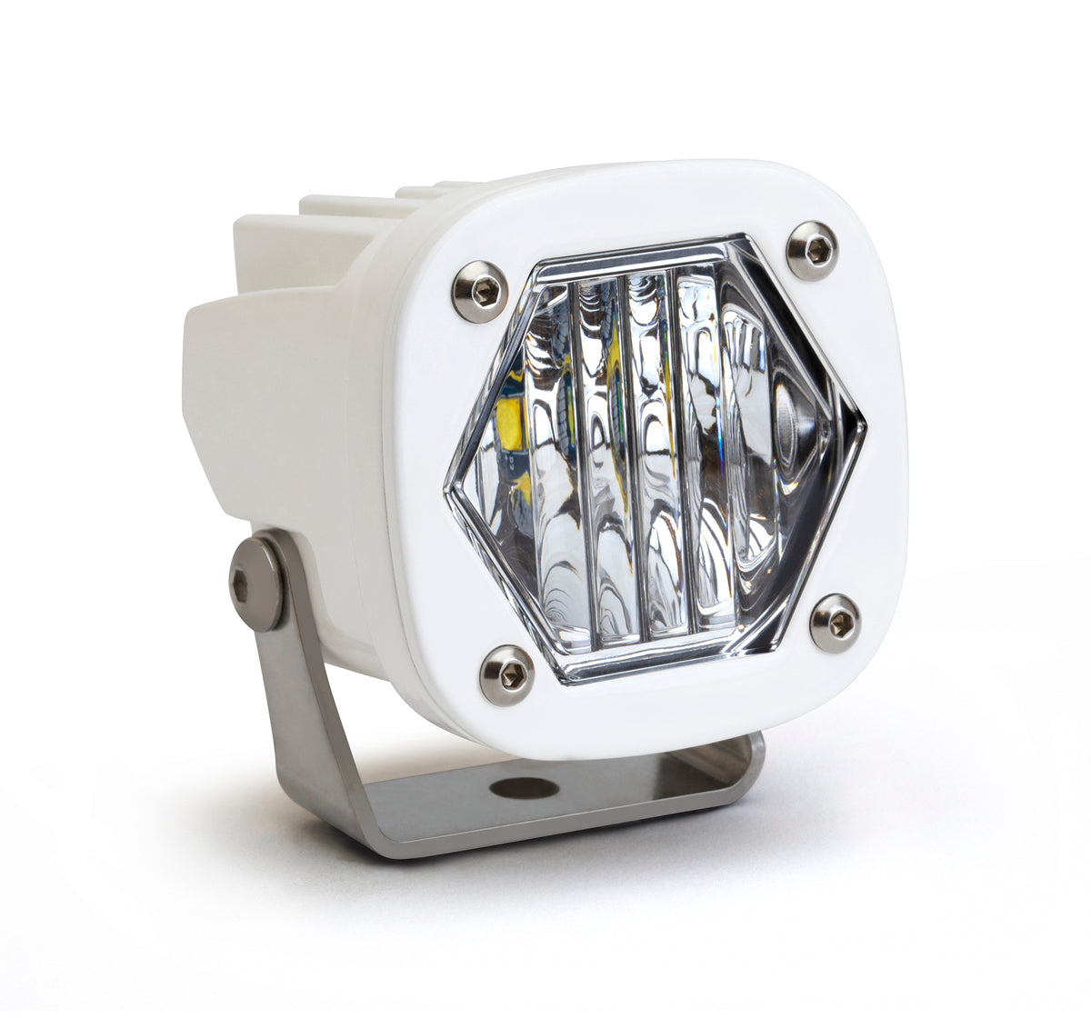 S1 White LED Light Pod (Wide Cornering; Clear)