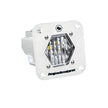 S1 White Flush Mount LED Light Pod (Wide Cornering; Clear)