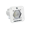 S1 White Flush Mount LED Light Pod (Work/Scene; Clear)