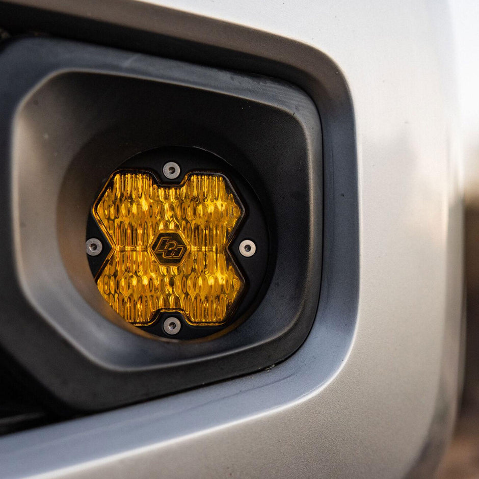 Squadron-R 2.0 Sport Fog Pocket Light Kit - Toyota 2010-24 4Runner; 2012-23 Tacoma; 2014-21 Tundra (Wide Cornering; Baja Amber)