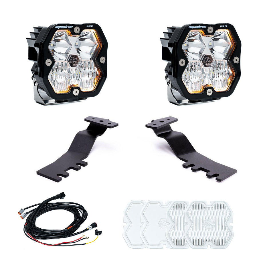 Squadron 2.0 Pro A-Pillar Light Kit - Toyota 2024-26 Tacoma (Driving Combo; Clear)