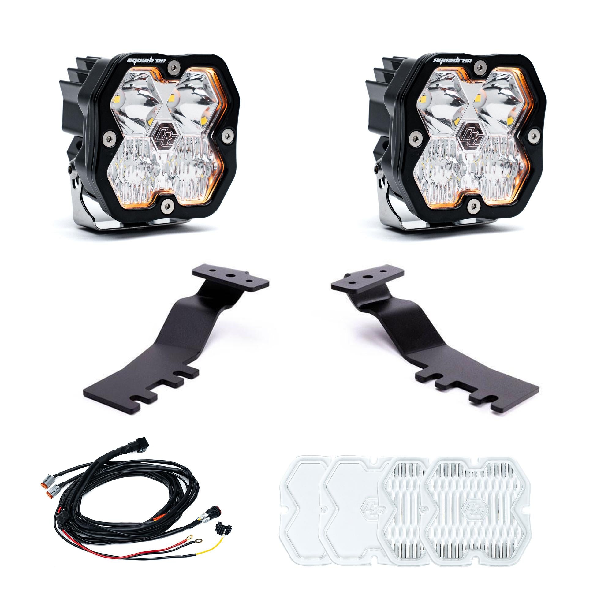 Squadron 2.0 Sport A-Pillar Light Kit - Toyota 2025-26 4Runner (Driving Combo; Clear)